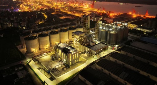 邁安德承建的路易達(dá)孚年加工96萬(wàn)噸智能榨油廠